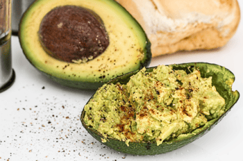 Avocado with Garlic and Sea Salt