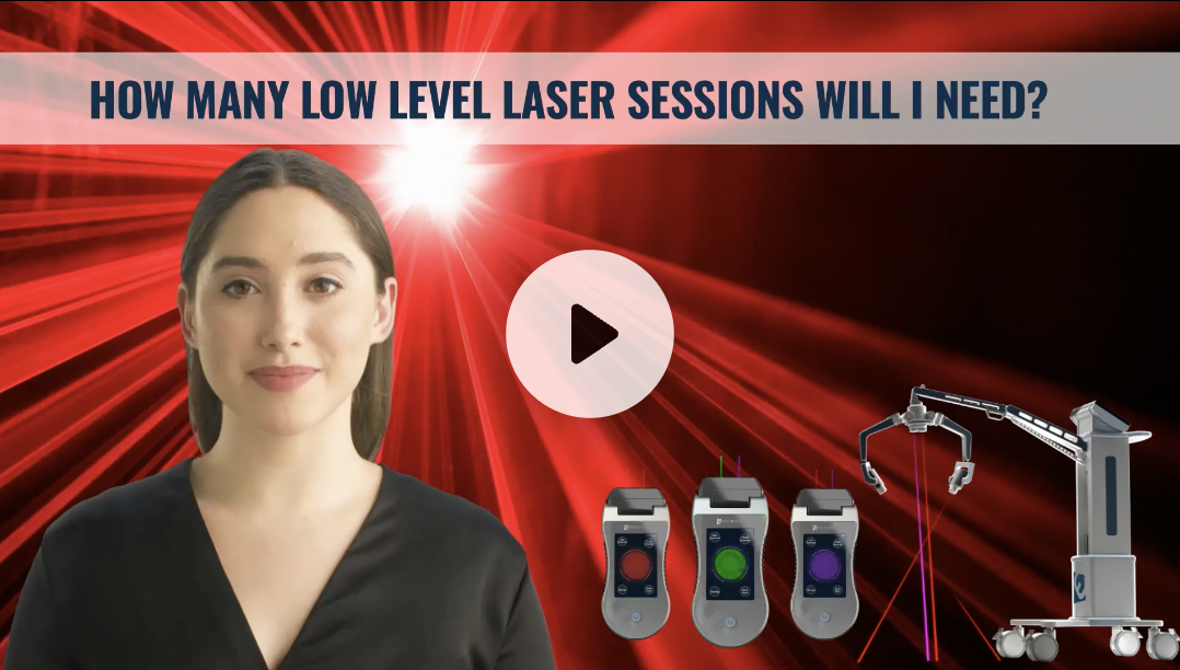 how many low level laser sessions will i need